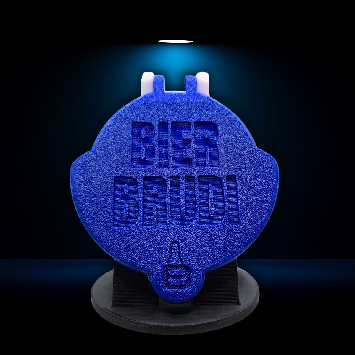 SafeCap BIER BRUDI in Blau, Dose