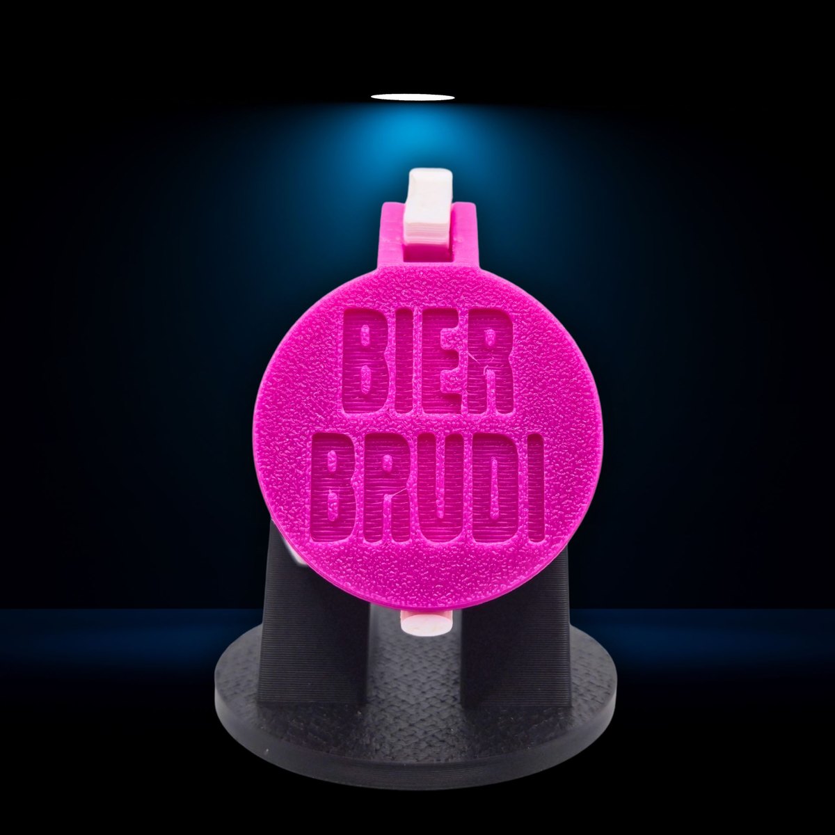 SafeCap BIER BRUDI in Magenta, Flasche