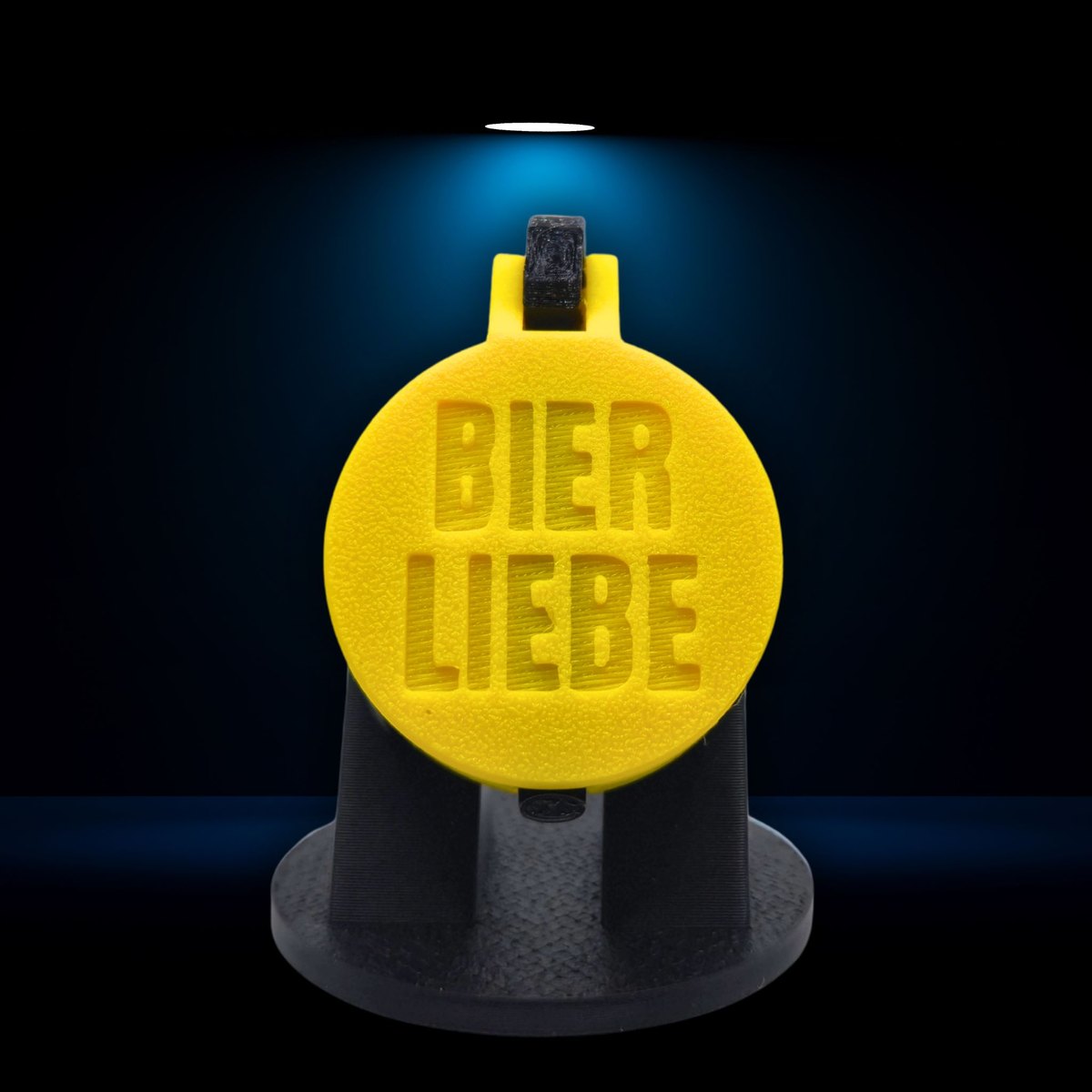 SafeCap BIER LIEBE in Gelb, Flasche
