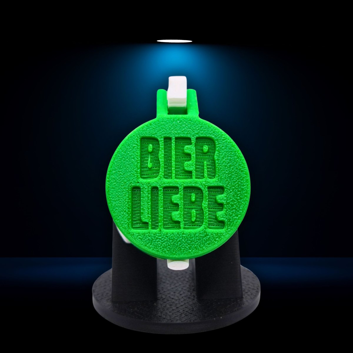 SafeCap BIER LIEBE in Grün, Flasche