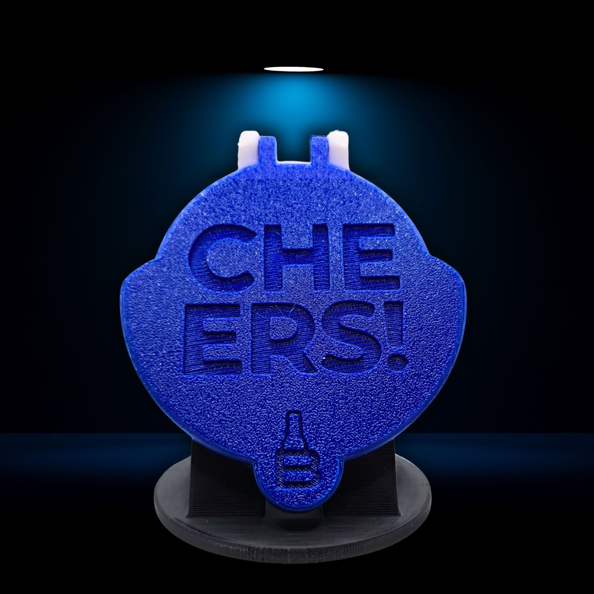 SafeCap CHEERS! in Blau, Dose