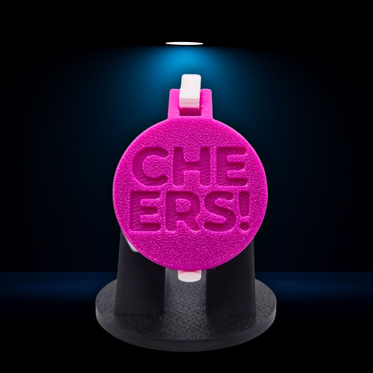 SafeCap CHEERS! in Magenta, Flasche