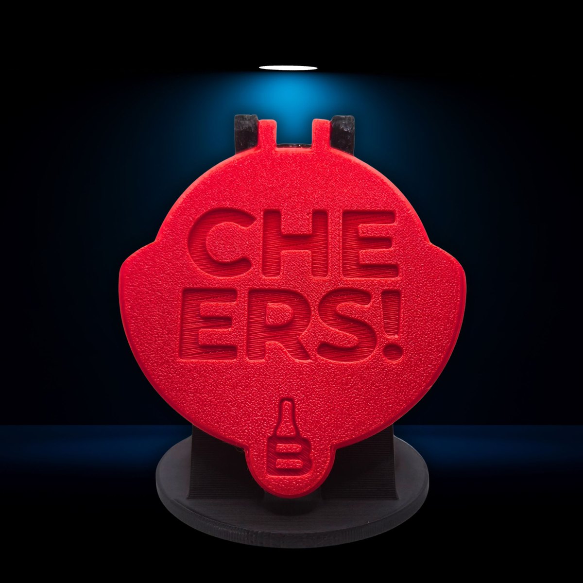 SafeCap CHEERS! in Rot, Dose