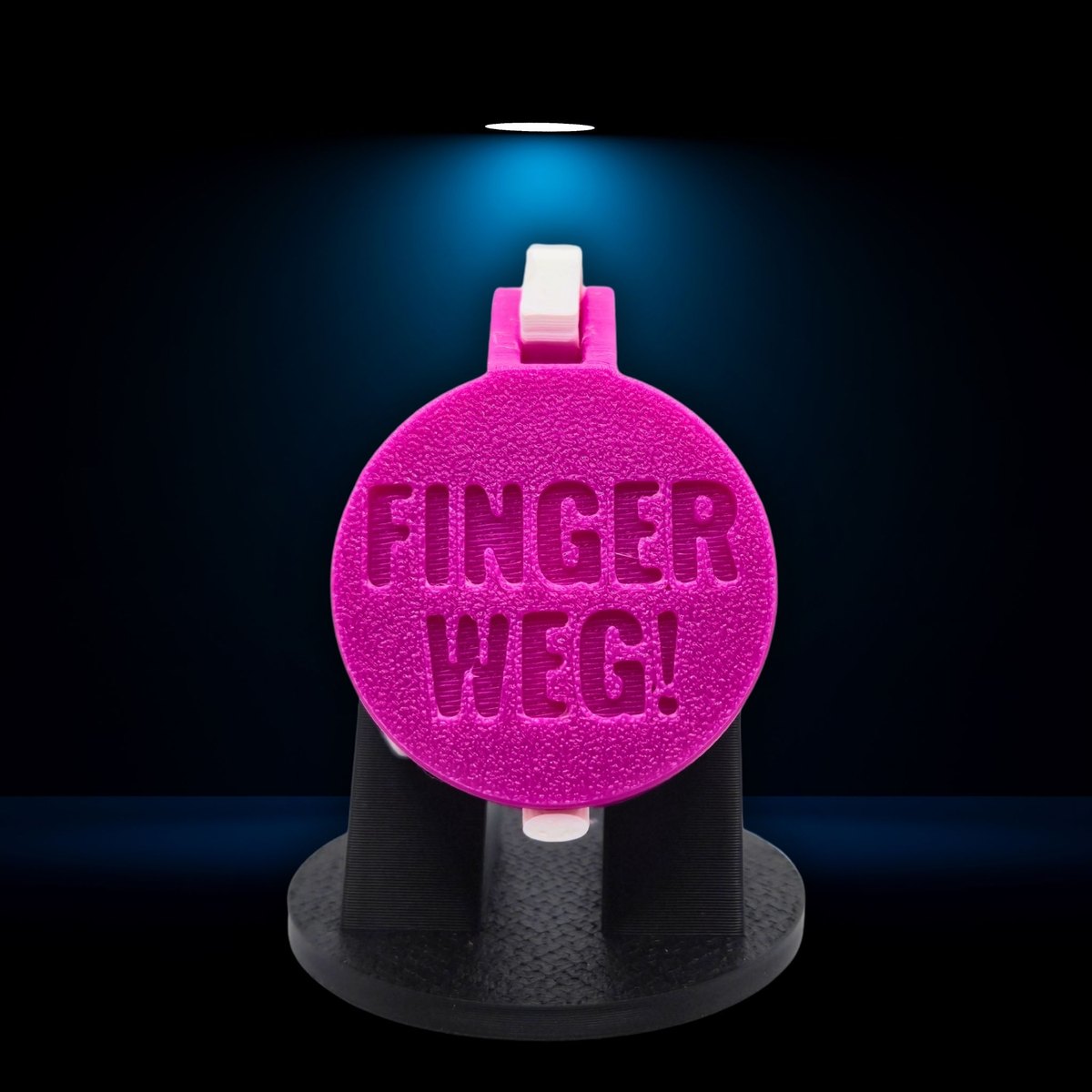SafeCap FINGER WEG! in Magenta, Flasche