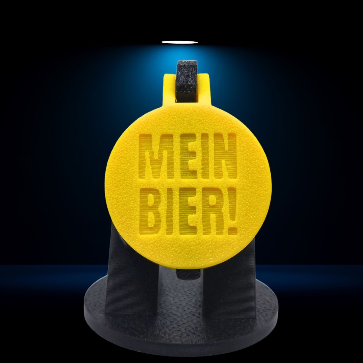 SafeCap MEIN BIER! in Gelb, Flasche