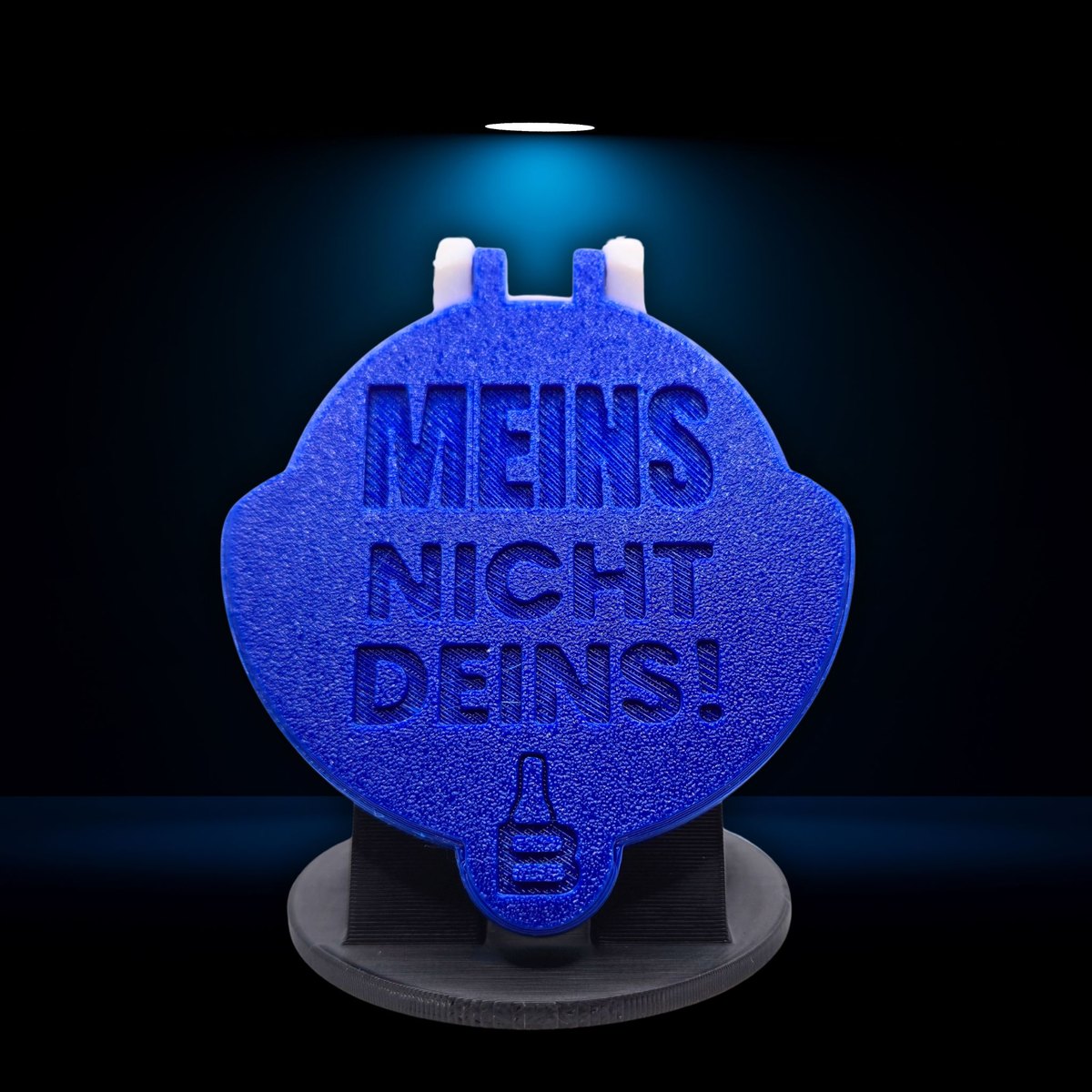 SafeCap MEINS NICHT DEINS in Blau, Dose