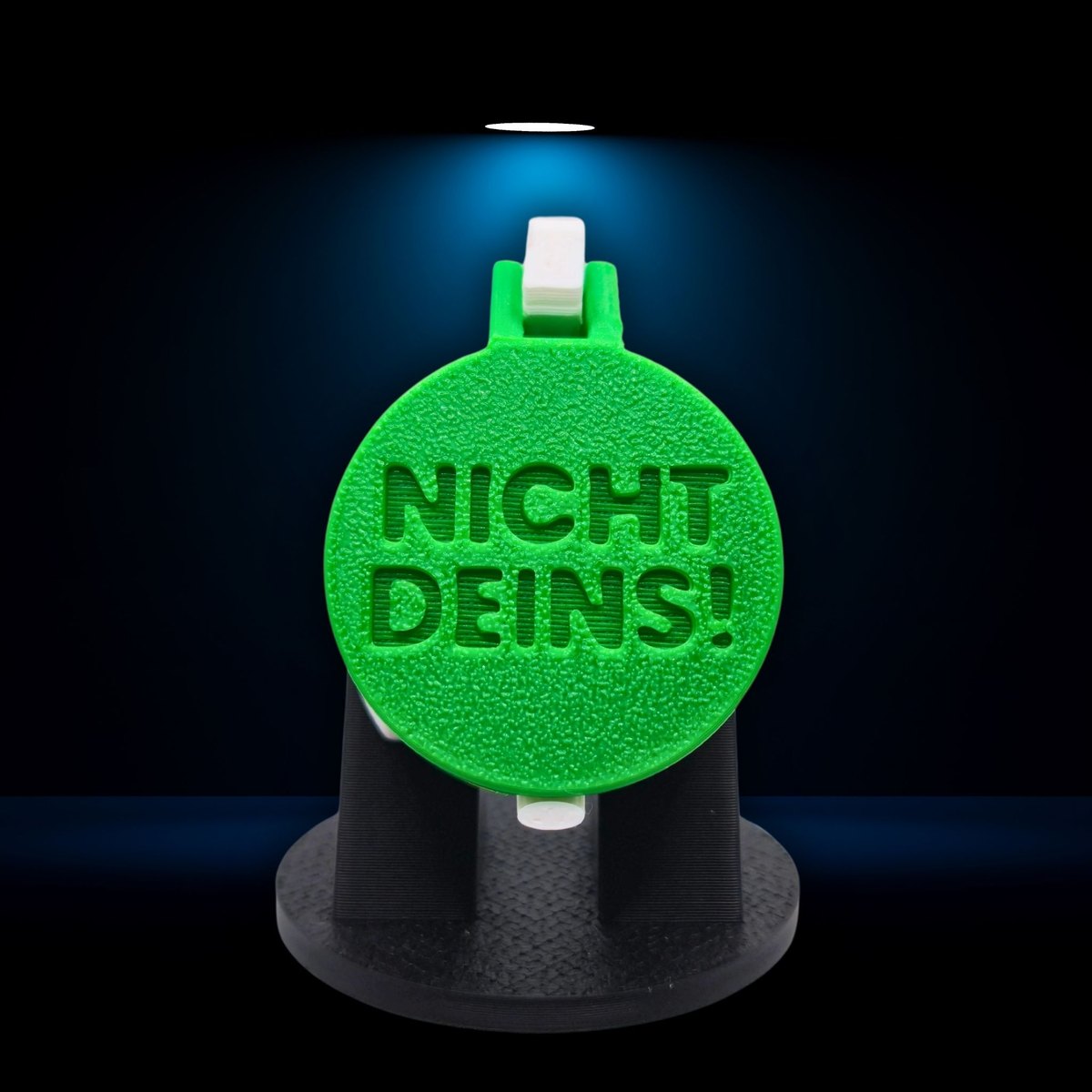 SafeCap NICHT DEINS in Grün, Flasche