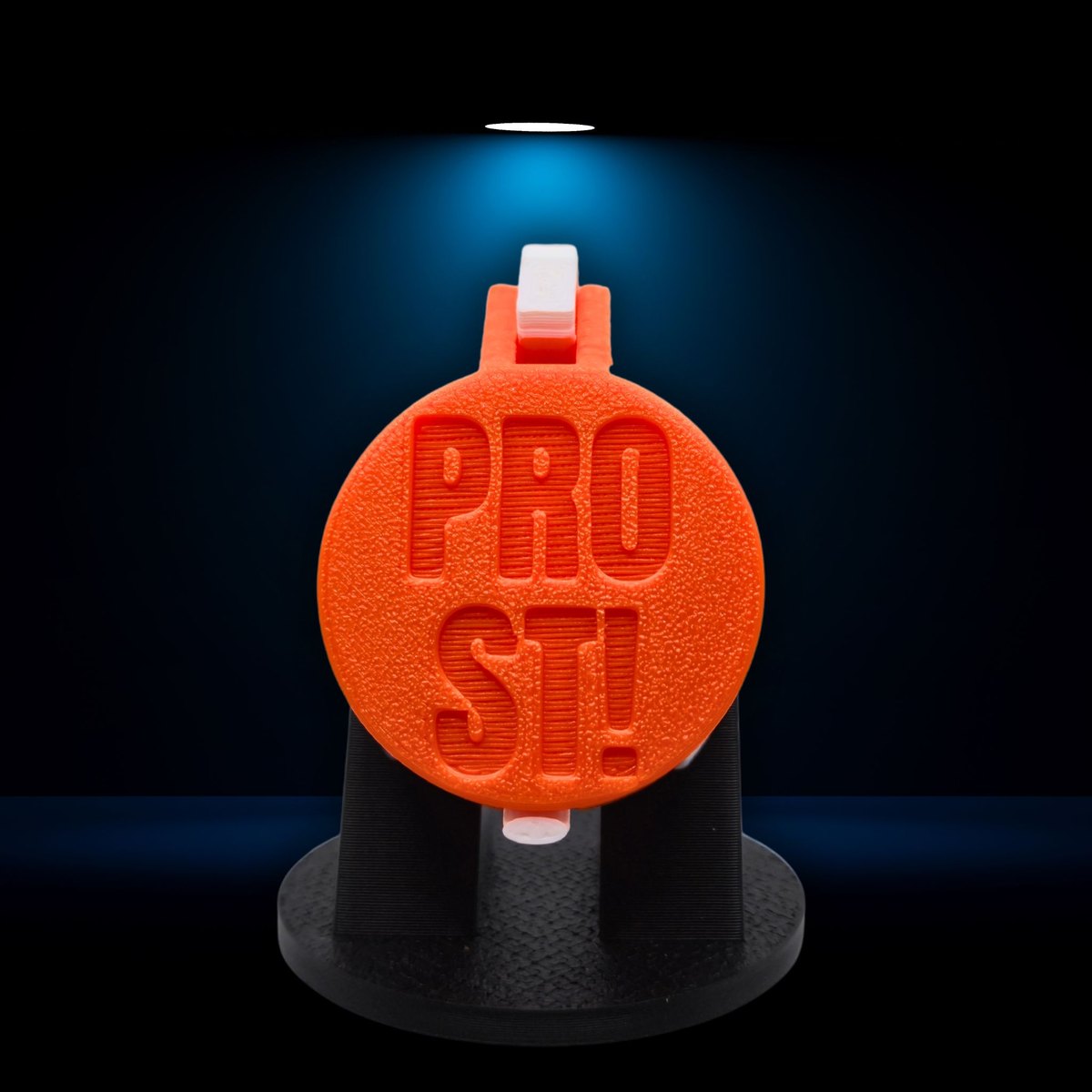 SafeCap PROST! in Orange, Flasche